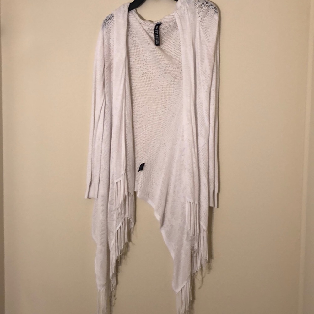 White lace cardigan